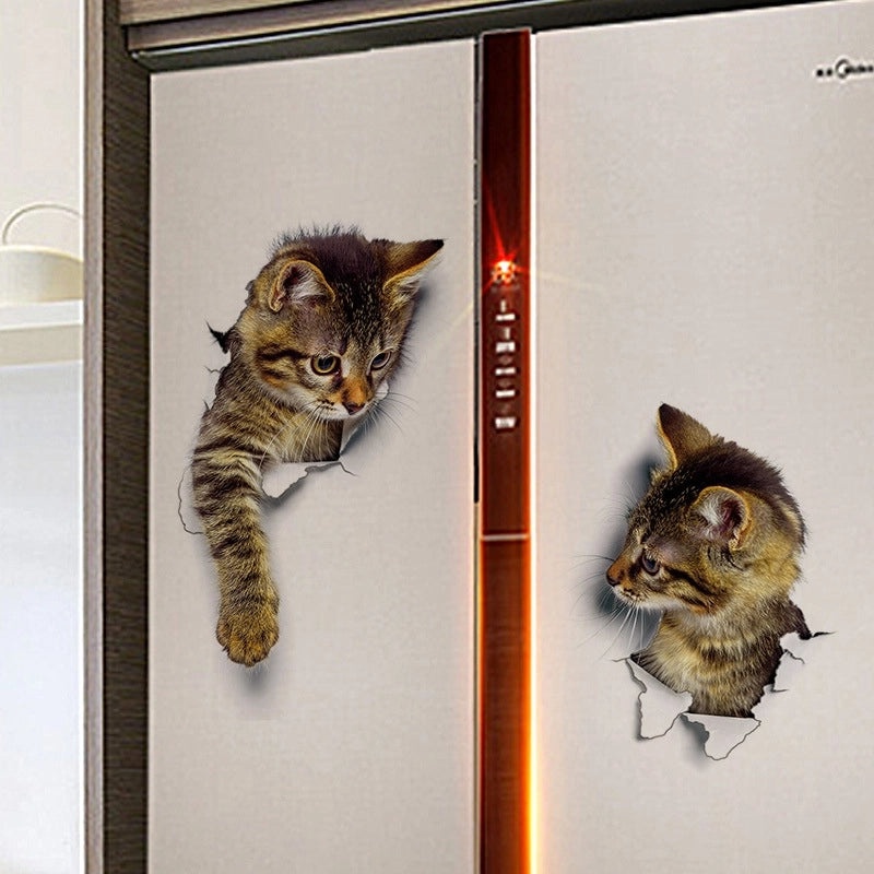 Adorable Cat Wall Decals for Home Decor|Home & Living