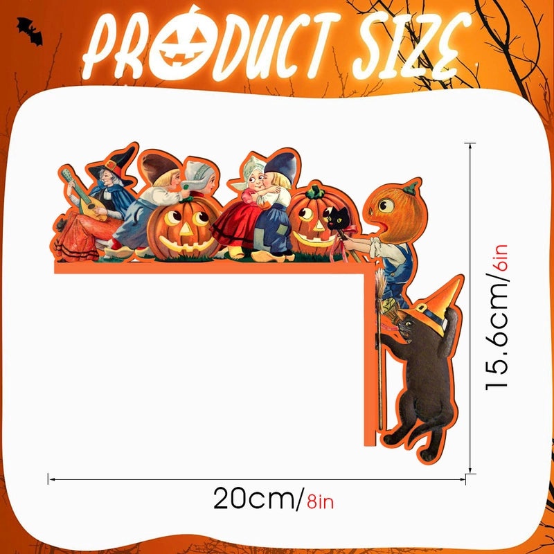 Halloween Pumpkin Wood Hanging Decoration for Fall | Seasonal Home Decor