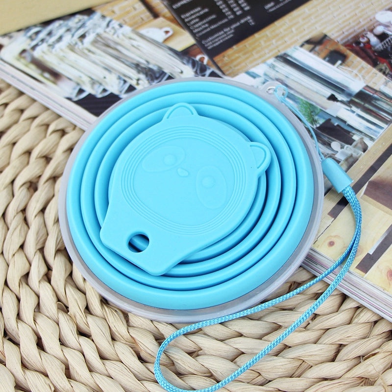 Adorable Pentagram Bear Design Stainless Steel Water Bottle with Silicone Sleeve | Drinkware & Water Bottles