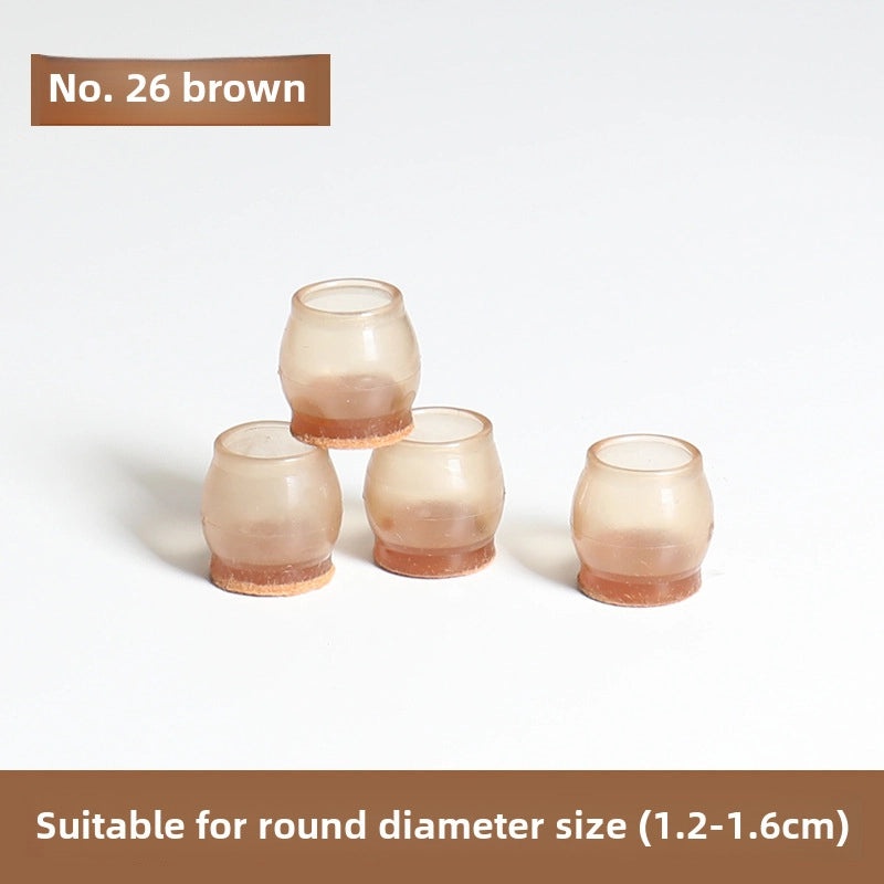 Silent Chair Leg Protective Covers Thickened Table Foot Pads for Chairs and Stools | Home & Living Accessories