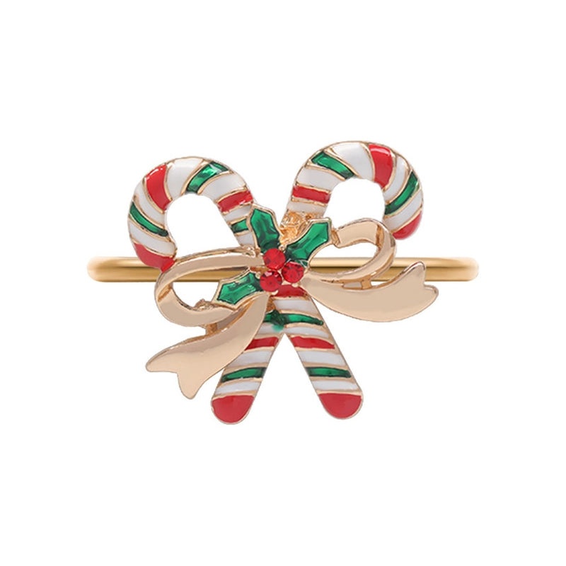 Multicolor Alloy Napkin Ring for Casual Vacation Dining 1 Piece|Home & Kitchen Tableware Napkin Rings