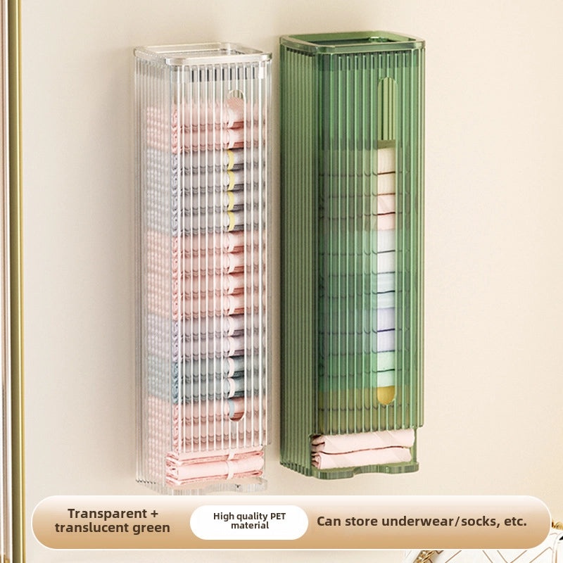 Wall-mounted Garbage Bag Dispenser Large Capacity Kitchen Plastic Bag Holder Convenient Extraction | Kitchen Storage & Organization