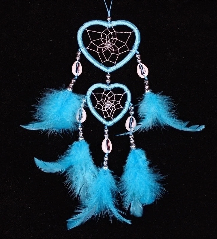 Heart-Shaped Feather Pendant Romantic Design Decorative Accessory for Jewelry|Jewelry & Accessories