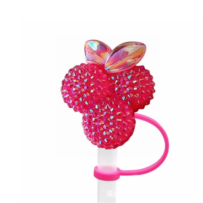 Pastoral Star Fruit Resin Straw Cap, Cute Casual Decorative Silica Gel Cover | Drinkware Accessories