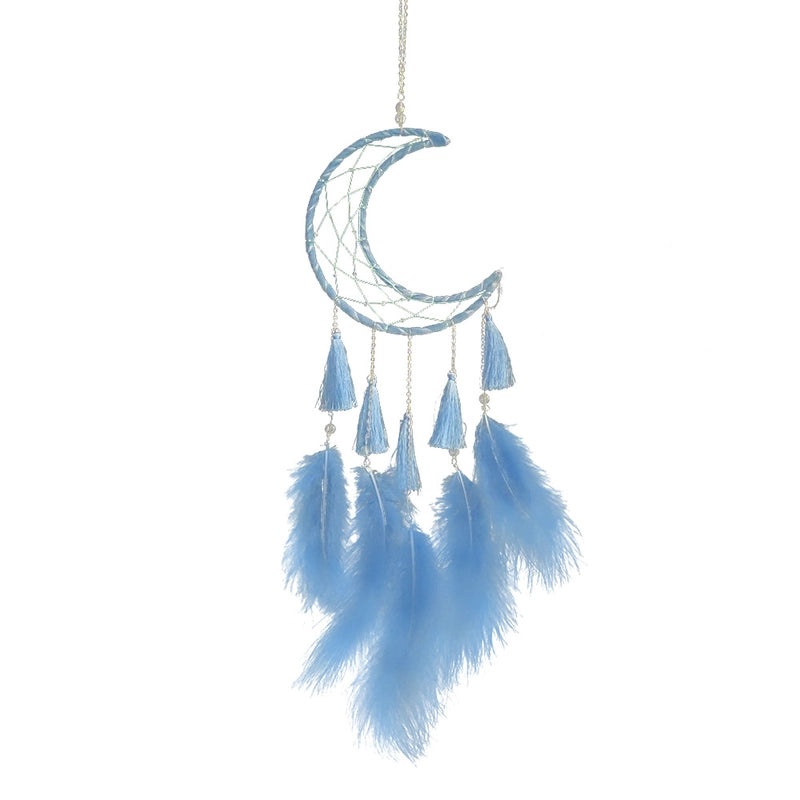 Minimalist Moon Feather Dreamcatcher Wall Hanging Iron Art|Home Decor Wall Art