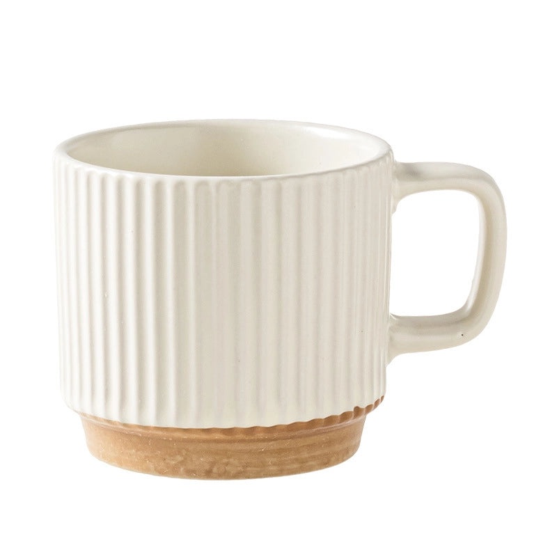 White Porcelain Mug for Everyday Use | Home & Kitchen Drinkware