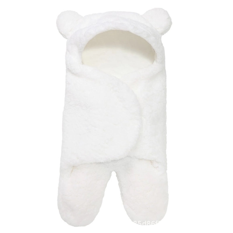 Baby Lamb Plush Sleeping Bag for Newborns Thickened Autumn Winter Swaddle Cover Anti-Scare Soft Infant Sleep Sack|Baby Sleepwear & Swaddles