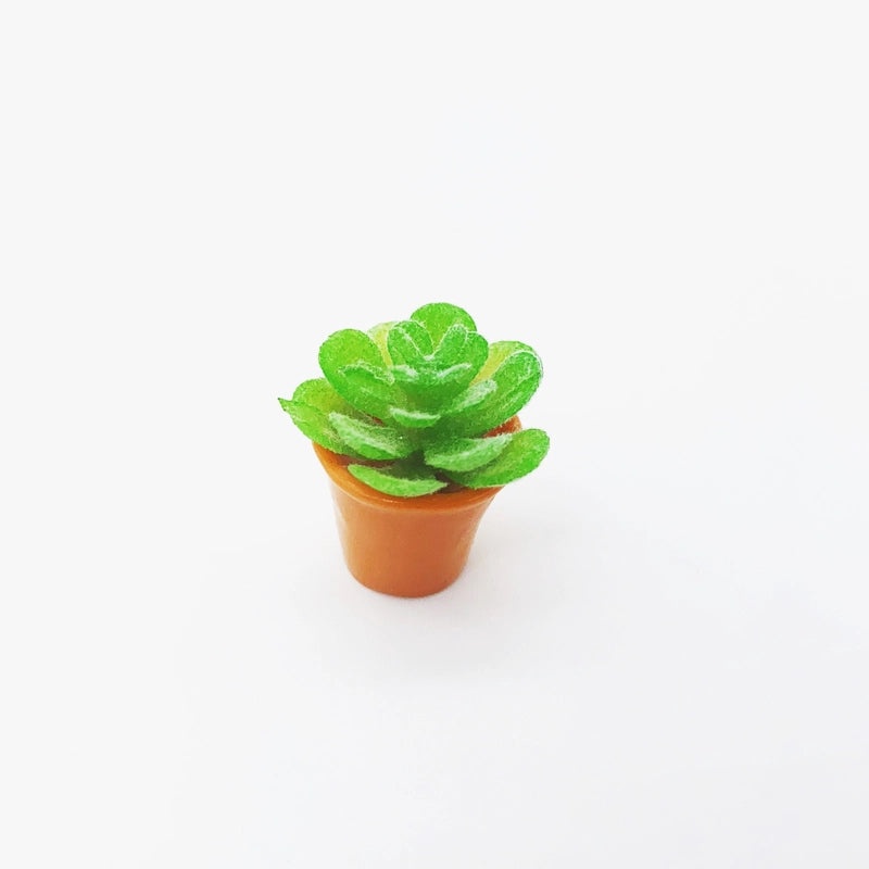 Miniature Dollhouse Accessories Artificial Succulent Plant Pot Micro Landscape Decoration|Dollhouse Miniatures & Accessories