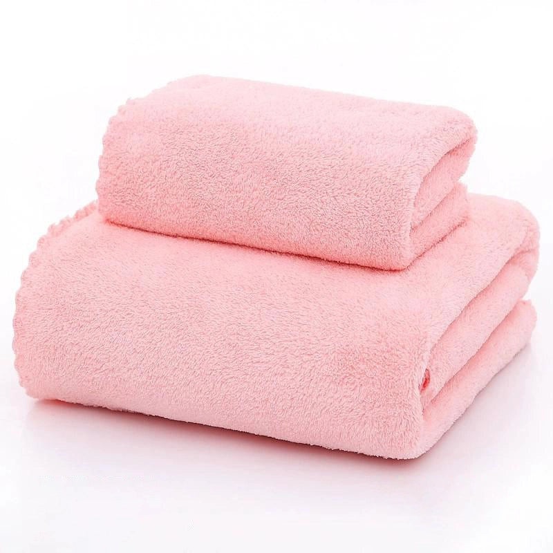 Casual Color Block Daisy Coral Fleece Bath Towels Soft Absorbent Bathroom Towels|Home & Kitchen > Bath > Towels