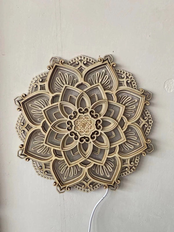 Minimalist Lotus Wood Pendant Lamp | Lighting Accessories