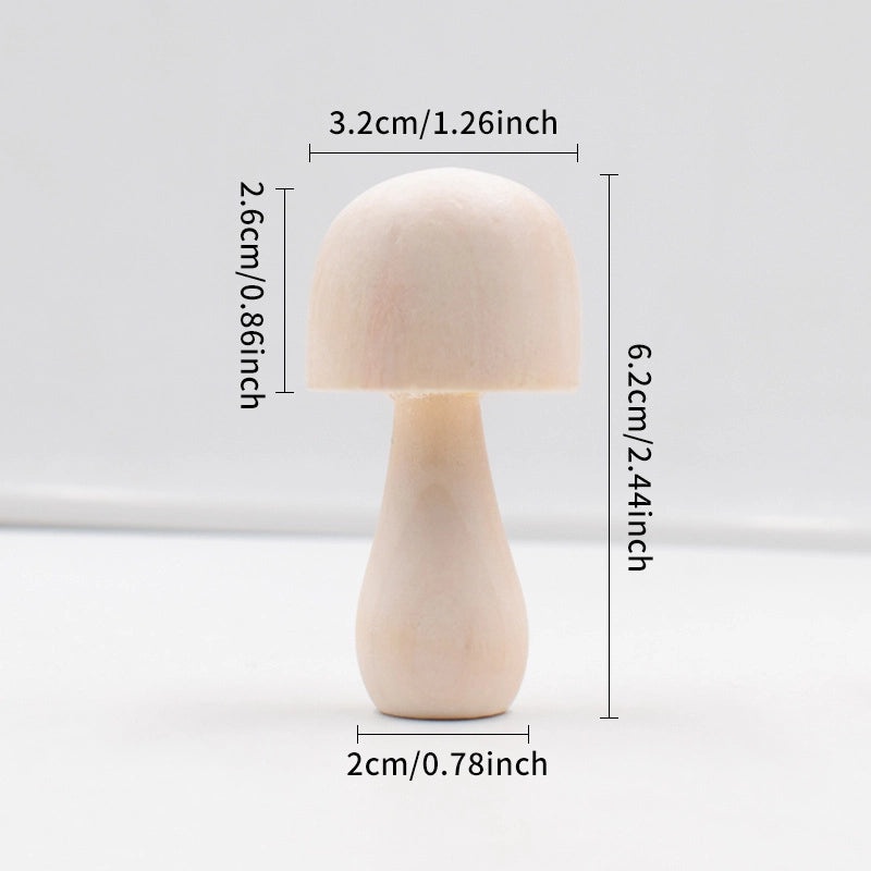 Handcrafted Wooden Mushroom DIY Toy for Kids | Kids Crafts & DIY Toys