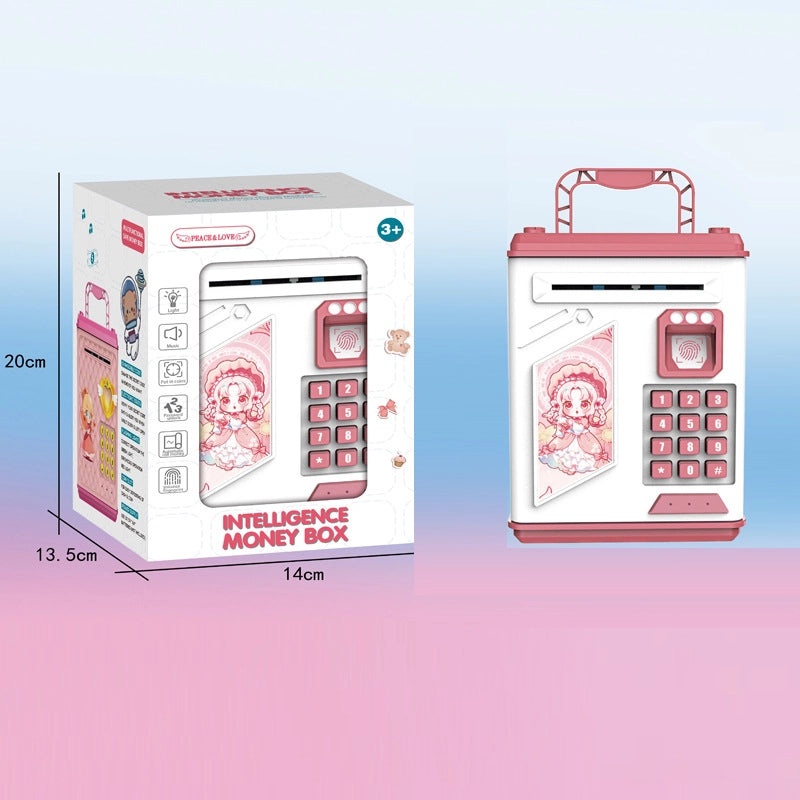 Cartoon Piggy Bank ATM with Music and Automatic Coin Roll|Kids Toys & Games