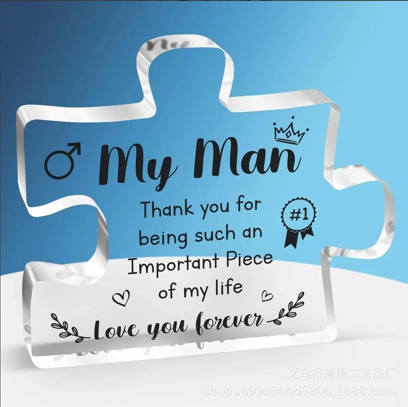 Charming Letter Flower Acrylic Ornament for Home Decor|Home Decor & Gifts