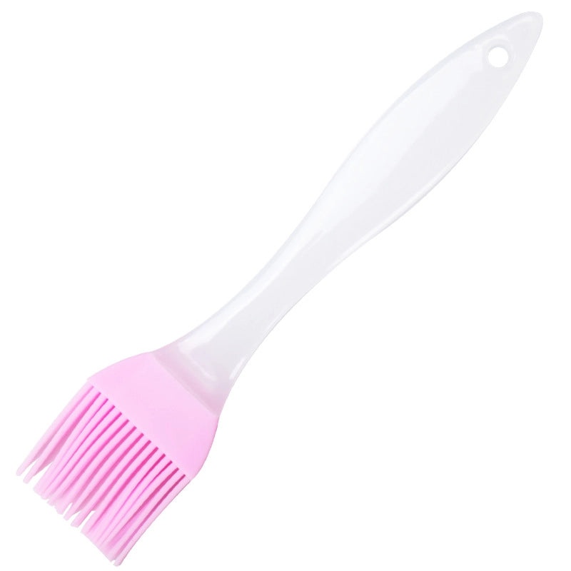 Small Silicone BBQ Oil Brush Non-Lint High Temp Baking Brush with Plastic Handle | Kitchen Tools & Accessories