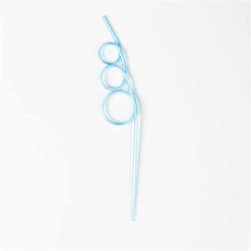 Reusable Curved PETG Art Straw | Eco-Friendly Drink Accessories