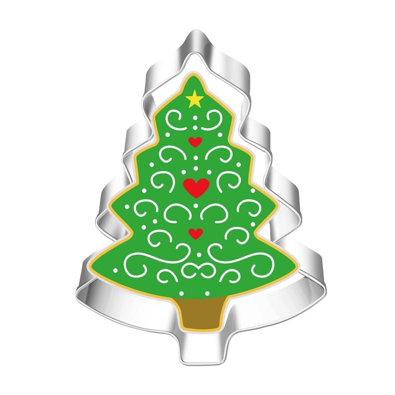 Minimalist Christmas Star Snowflake Stainless Steel Bakeware Single Piece|Kitchen & Dining