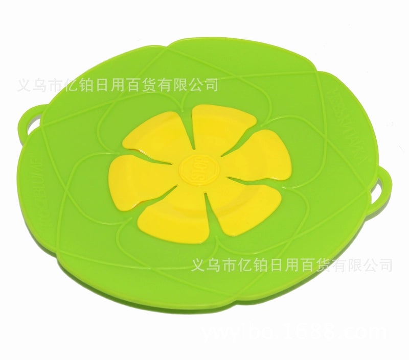 26cm Silicone Pot Lid Silicone Anti-Overflow Cover Heat-Resistant Kitchen Pot Cover Korean Style|Kitchen Accessories