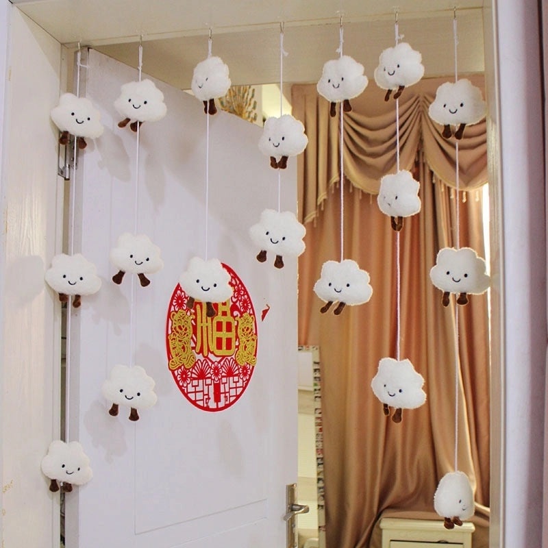 Relaxed Holiday Clouds Polyester Hanging Wall Decor | Home Decor