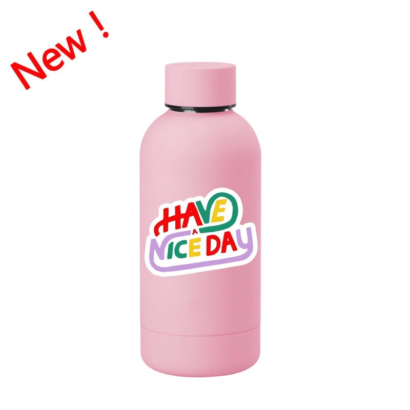 Cute Cartoon Star Stainless Steel Insulated Thermos Cup | Drinkware & Travel Mugs