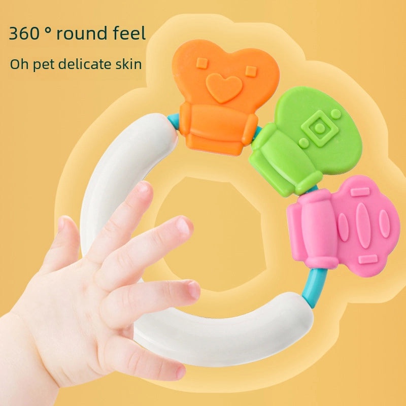 Baby 7-piece Cartoon Rattle Set for Newborns 0-3 Years | Baby Toys & Early Learning Accessories