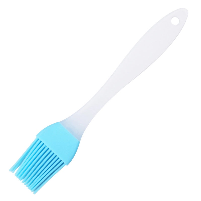 Small Silicone BBQ Oil Brush Non-Lint High Temp Baking Brush with Plastic Handle | Kitchen Tools & Accessories