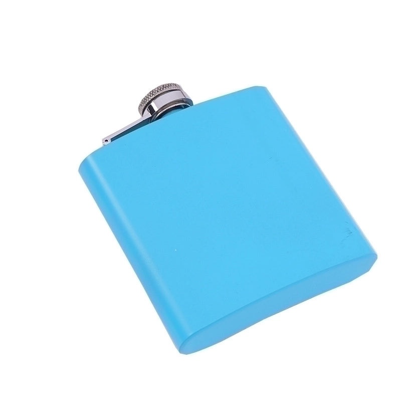 Elegant Stainless Steel Solid Color Wine Flask | Drinkware & Bar Accessories