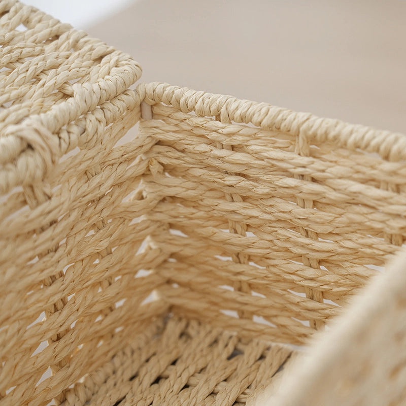 Handwoven Rattan Tissue Box Nordic Pastoral Style Simple Creative Storage for Toilet Living Room|Home Decor Storage