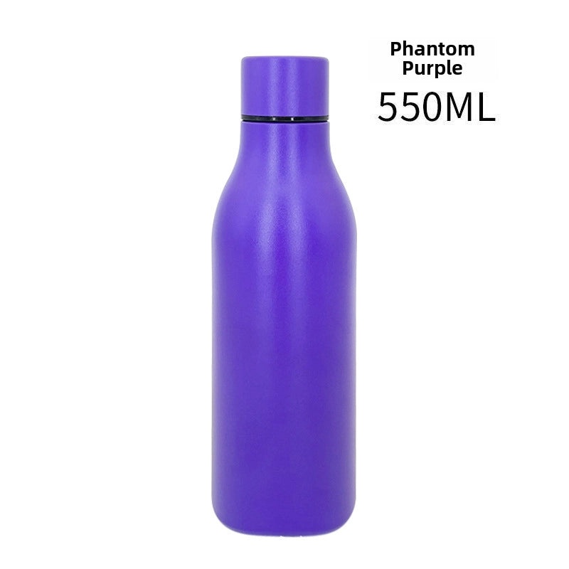 Stainless Steel Vacuum Coke Bottle Double Layer 304 Large Capacity Sports Water Cup|户外运动水杯