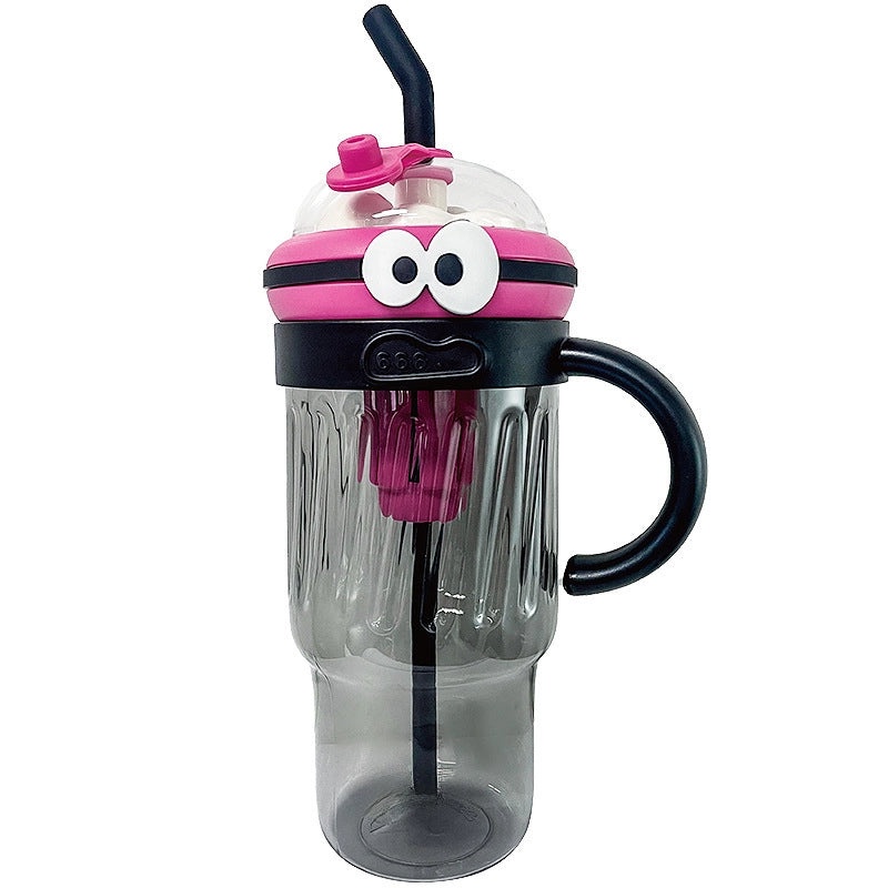 Mini Tea Diary Trendy Large Capacity Summer Straw Plastic Cup for Girls | Drinkware & Cups