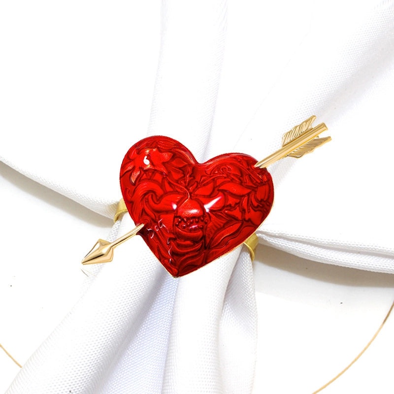 Elegant Red Heart Letter Alloy Pendant for Valentine's Day Party|Jewelry & Accessories