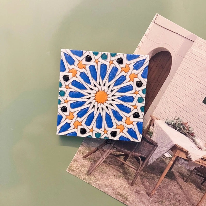 Color Block Minimalist Synthetic Resin Fridge Magnet|Home Decor Accessories