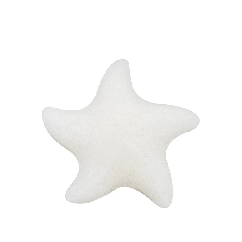 Natural Konjac Baby Bath Sponge Soft Cotton Flannel Newborn Face Cleansing Exfoliating Pad|Baby Care Accessories