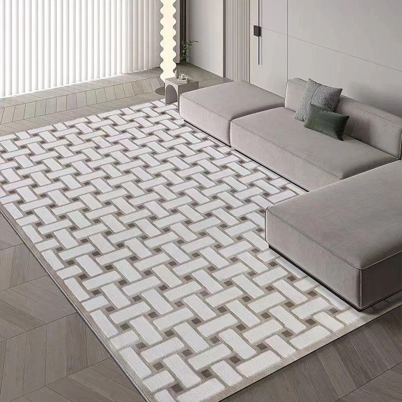 Japanese Wool Blend Short Hair Carpet for Living Room Bedroom Coffee Table Area Rug|Home Decor & Rugs