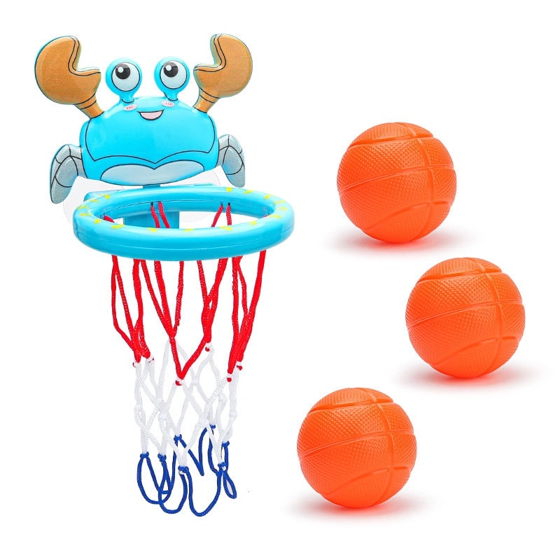Cartoon Dinosaur Shark Orange Duck Basketball Bath Toy Set for Indoor Baby Shooting Games|Baby Bath Toys