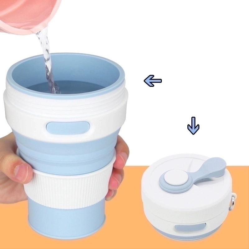 Stylish Solid Color Silicone Water Bottle 1 Piece | Drinkware & Accessories