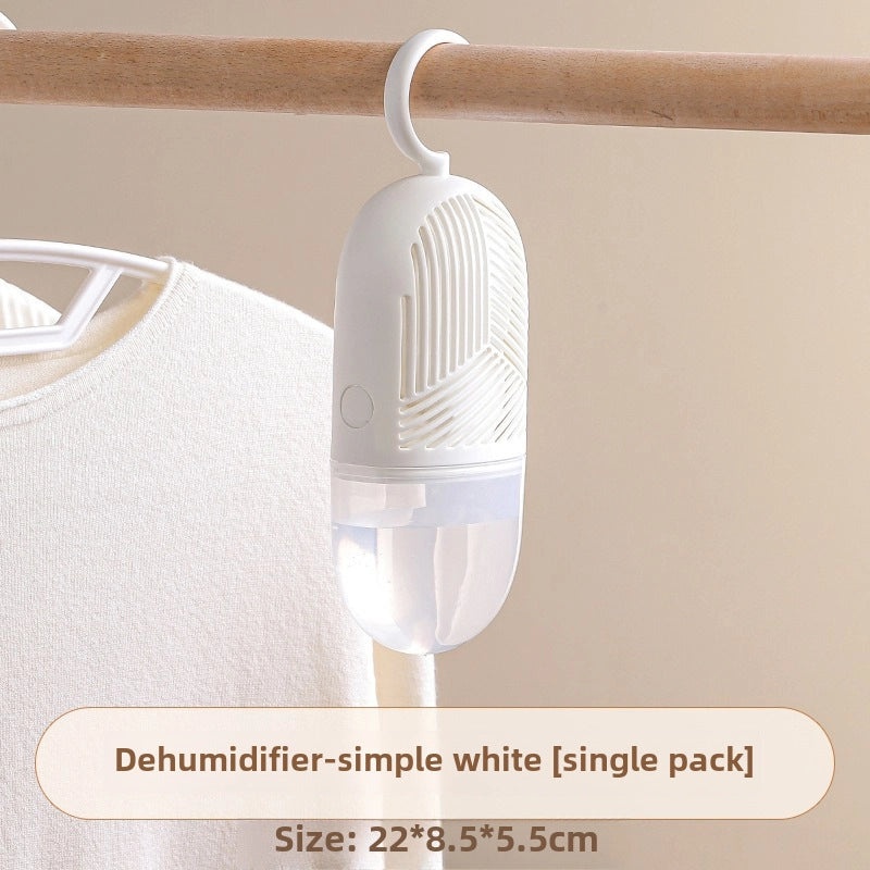 Wardrobe Hanging Dehumidifier Moisture Absorbing Bag for Dormitory Indoor Desiccant|家居除湿用品