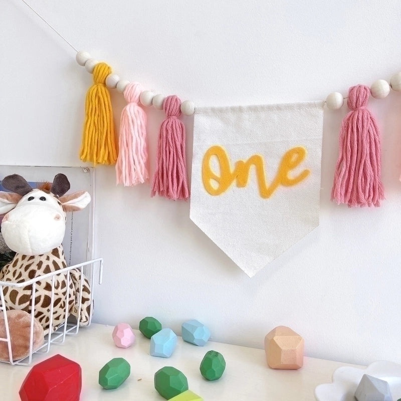 Bohemian Minimalist Cotton Letter Pendant Decorative Charm|Jewelry & Accessories