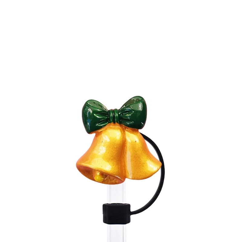 Multicolor Christmas Straw Caps Set 10 PCS | Drink Accessories & Barware