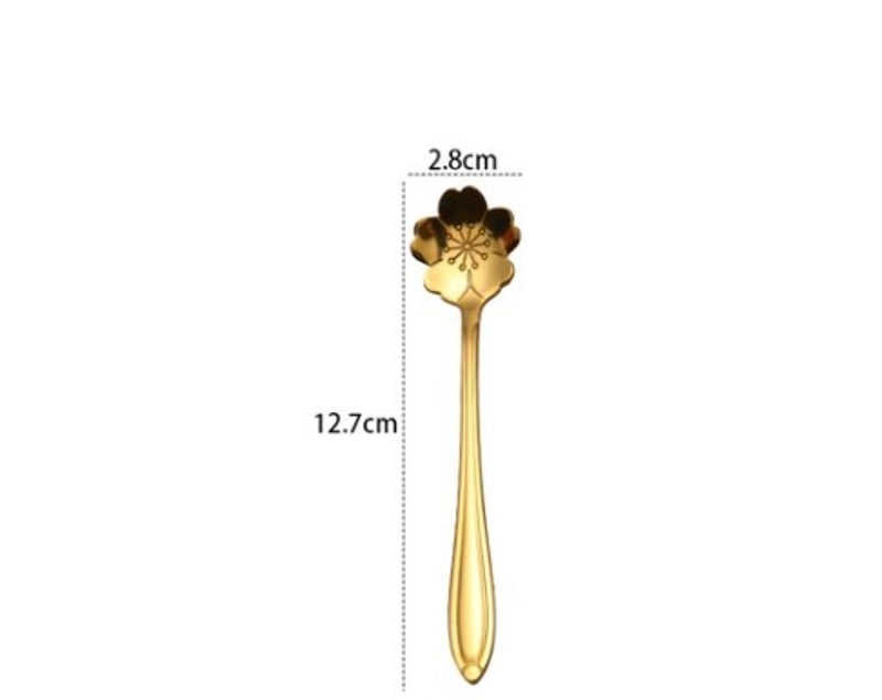 Elegant Floral Stainless Steel Spoon | Kitchen Utensils