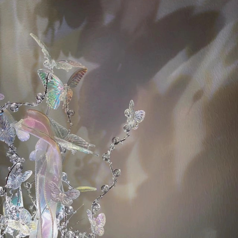 Handmade Butterfly Night Light Full DIY Set Romantic Bedroom Bedside Lamp Birthday Gift for Male or Female|Home Decor & Lighting