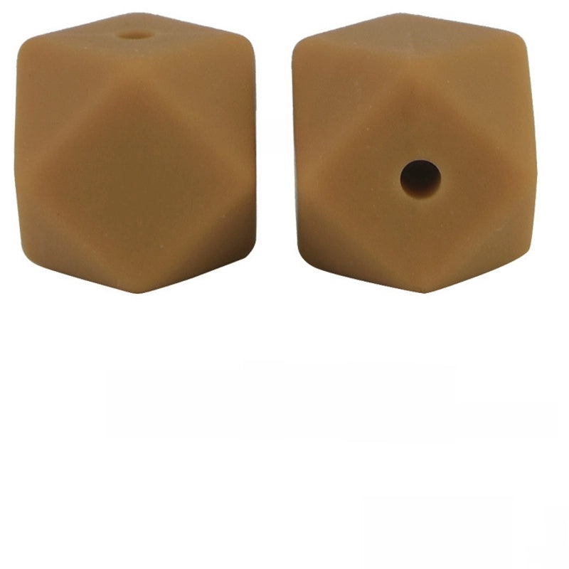 17mm Silicone Octagonal Beads for Pacifier Chains DIY Accessories | Baby & Mom Essentials