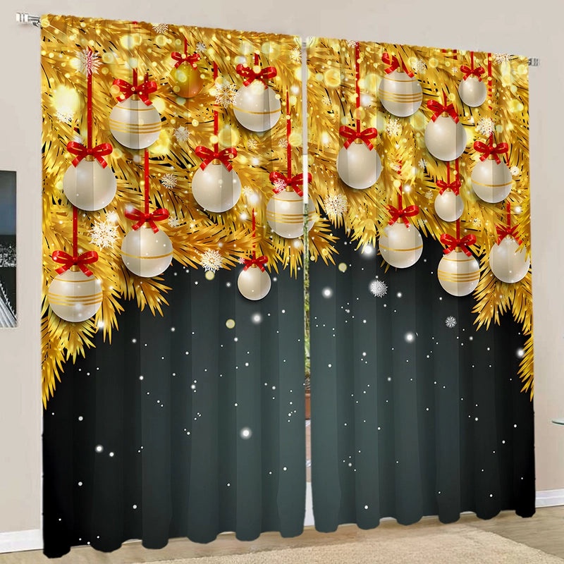 2pcs European Style 3D Digital Printed Curtains Set|Home Decor Curtains