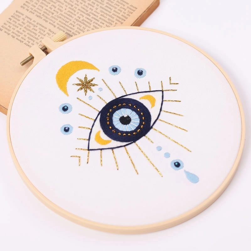 New Eyes Popular Embroidery DIY Kit Semi-finished Material Package Available Now|Embroidery DIY Kits
