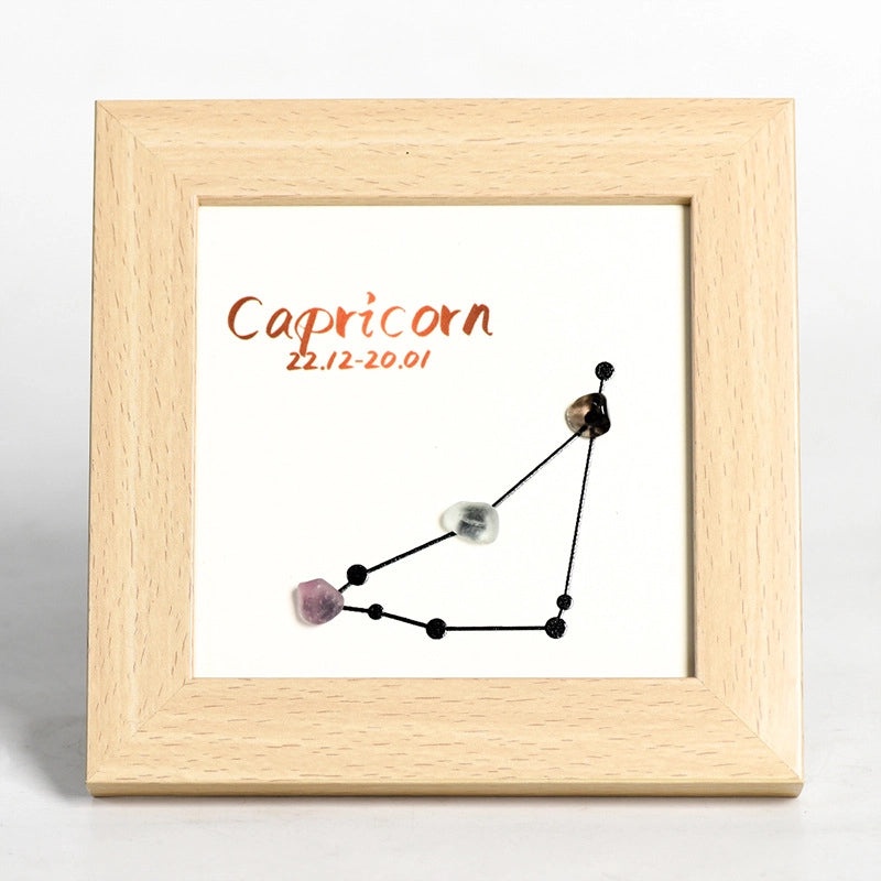 Minimalist Constellation Wood Ornaments with Artificial Crystals for Christmas, Valentine's Day, New Year|Home Decor Ornaments