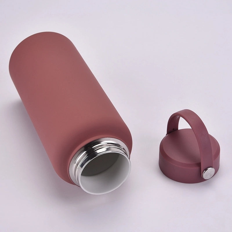 Stylish Solid Color Stainless Steel Vacuum Flask 1pc|Home & Kitchen Accessories