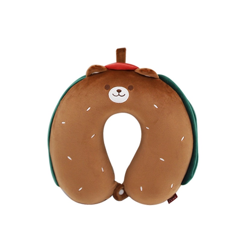 Cartoon Memory Foam U-Shaped Neck Pillow for Travel, Office, and Home | Travel Accessories