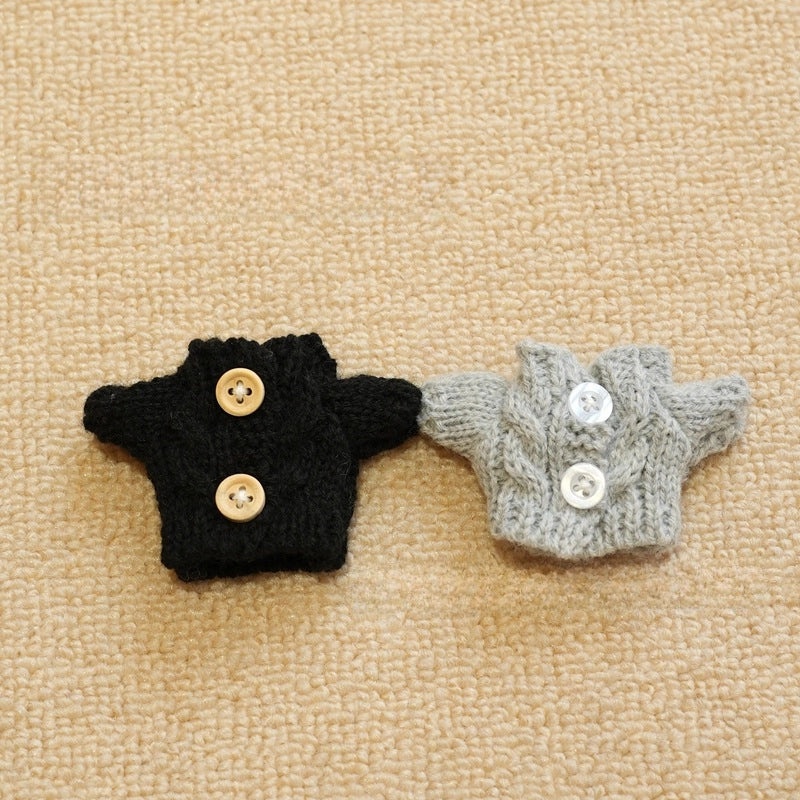 West Highland Hanging Button Sweater for Small Cotton Dolls | Doll Clothes & Accessories