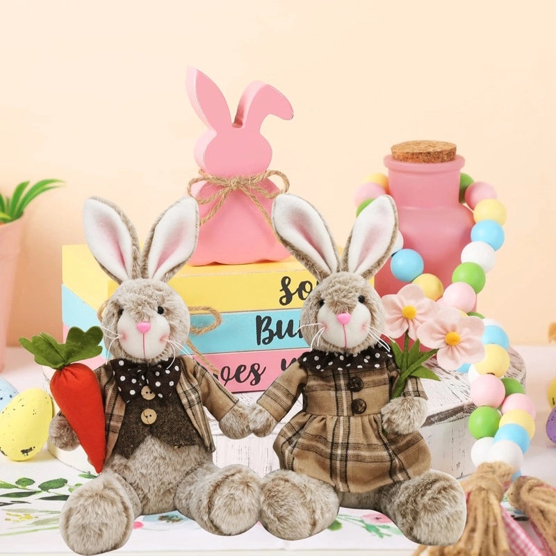 Easter Adorable Rabbit Cloth Ornament for Daily and Festival Table Decoration|Home Decor Ornaments