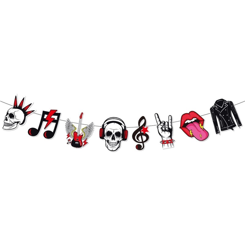 Halloween Minimalist Skull Letter Hanging Ornaments Banner for Casual Holiday Daily Decor|Home Decor