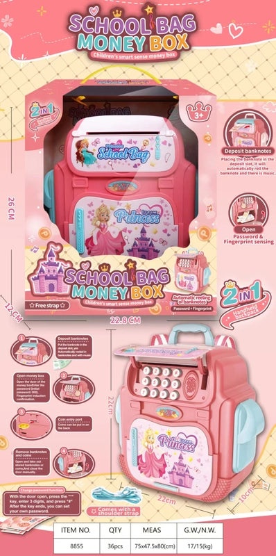 Cartoon Piggy Bank ATM with Music and Automatic Coin Roll|Kids Toys & Games